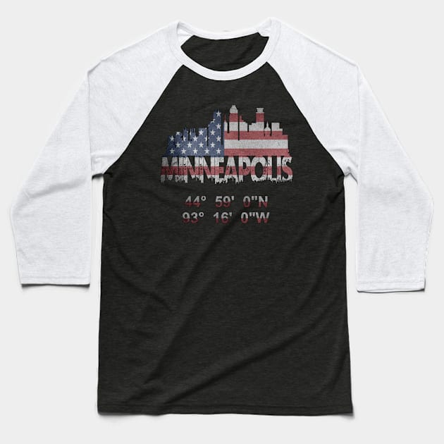 Minneapolis Baseball T-Shirt by Maroov